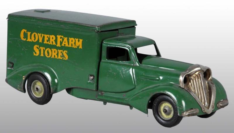 Appraisal: Pressed Steel Metalcraft Clover Farm Stores Truck Description American Art