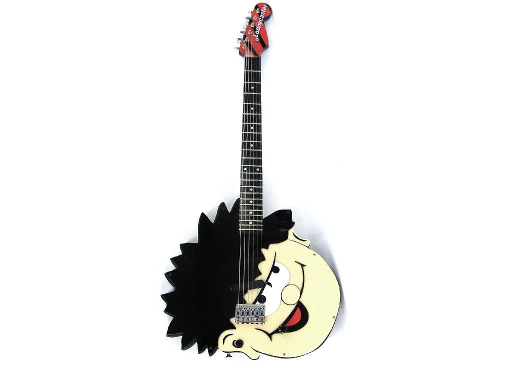 Appraisal: LoonyCaster 'Dennis The Menace' electric guitar circa s the fret