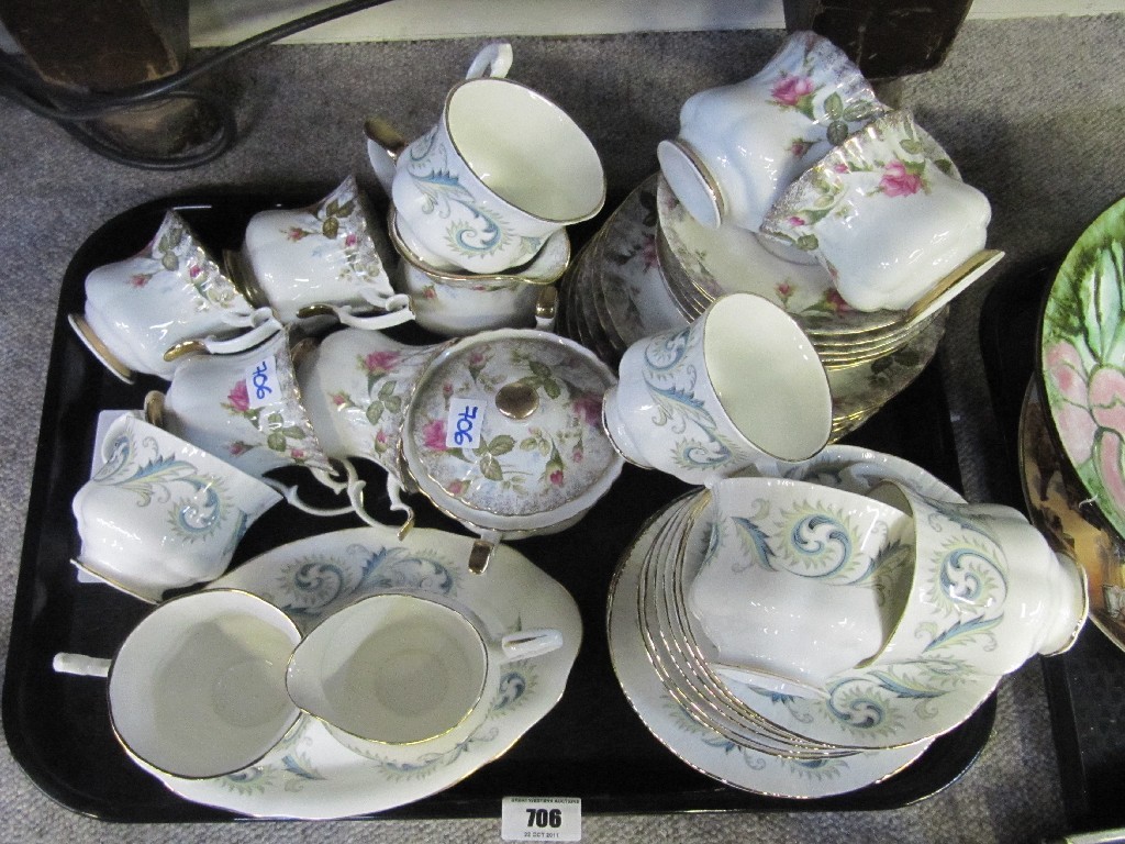 Appraisal: Royal Standard bone china teaset and a Polish china teaset