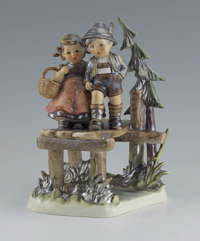 Appraisal: HUMMEL PORCELAIN FIGURINE ON OUR WAY - Century Collection with