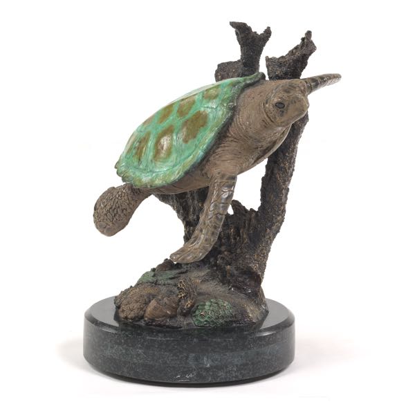 Appraisal: JOHN TOWNSEND AMERICAN TH CENTURY x x Reef Dancer Patinated