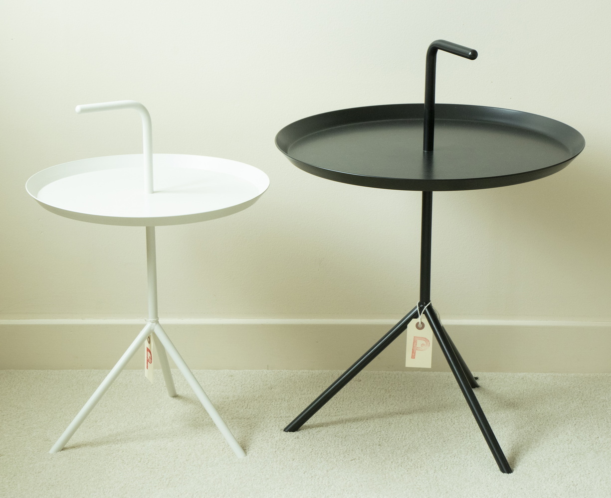 Appraisal: PR OF HAY DLM SIDE TABLES A design by Thomas