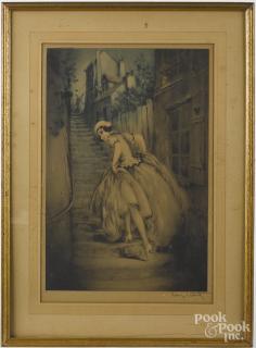 Appraisal: Louis Icart signed engraving '' x ''