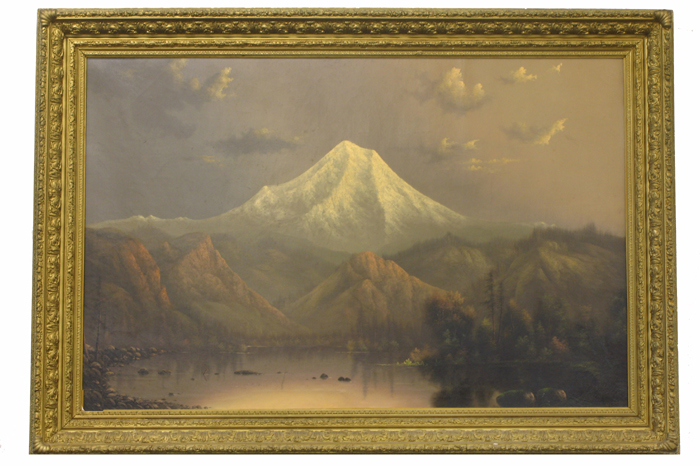 Appraisal: ELIZA R BARCHUS OIL ON CANVAS the Oregon artist -