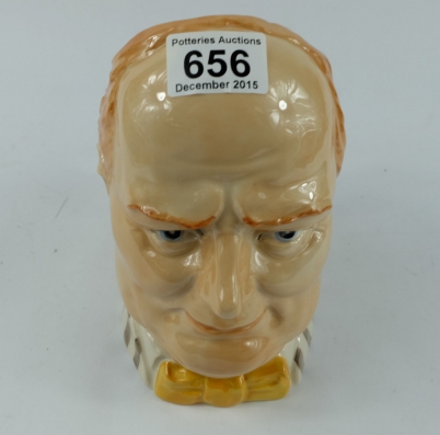 Appraisal: Kevin Francis Peggy Davies two handled character jug Winston Churchill