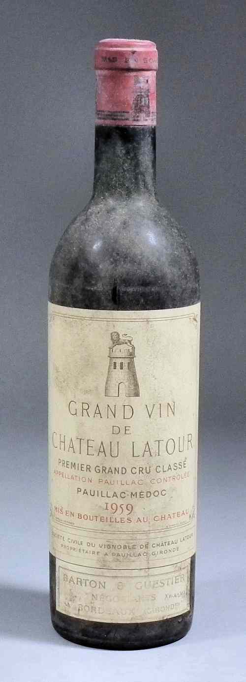 Appraisal: One bottle of Chateau Latour Premier Grand Cru Classe -