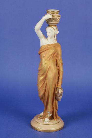 Appraisal: A ROYAL WORCESTER BLUSH IVORY FIGURE OF A FEMALE WATER