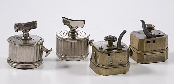 Appraisal: FOUR BLOOD LETTING SCARIFICATORS all mid- to late th century