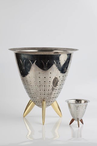 Appraisal: Philippe Starck French b for Alessi'Max le chinois' colander and