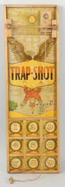 Appraisal: Early Wooden Trap-Shot Game Description Probably German World War I