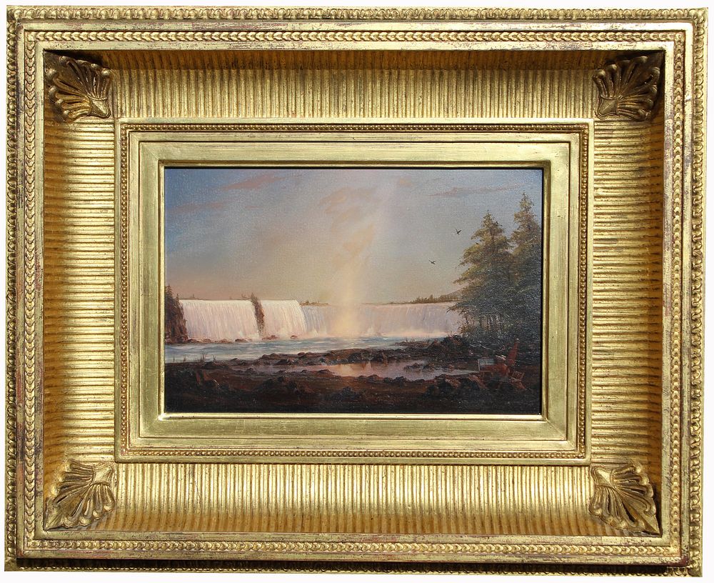 Appraisal: William R Davis B Artist View of Niagara William R