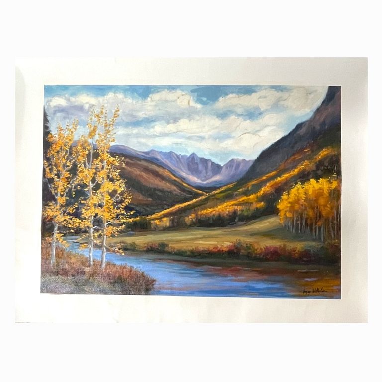 Appraisal: Gregory Wilhelmi Colorado Gold Gregory Wilhelmi Colorado Gold Signed Oil