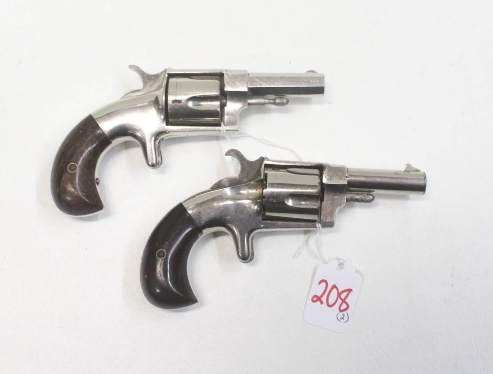 Appraisal: TWO HOPKINS AND ALLEN XL NO SINGLE ACTION REVOLVERS the