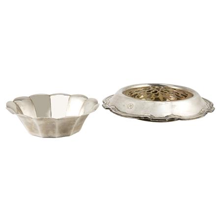 Appraisal: Two Tiffany Co Makers Sterling Silver Bowls Estimate -