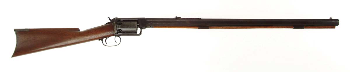 Appraisal: RARE WARNER SOLID FRAME REVOLVING RIFLE SN Cal oct bbl