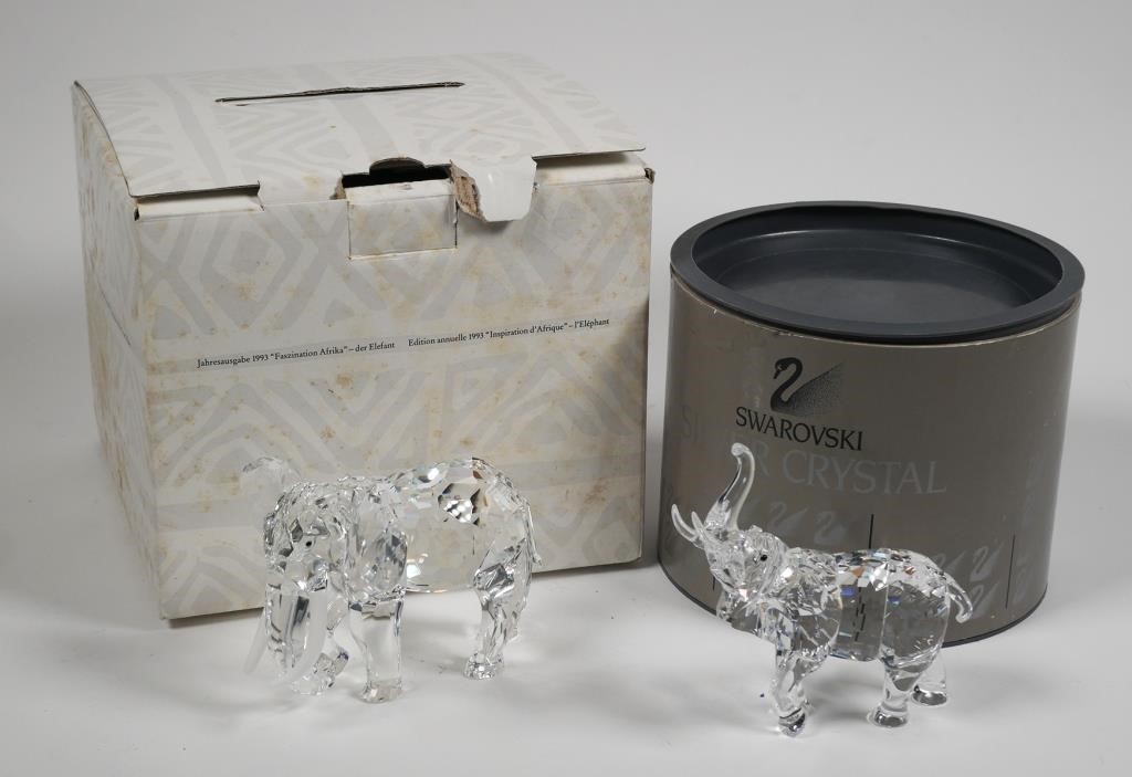 Appraisal: Retired Swarovski African Elephant the first of the Inspiration Africa