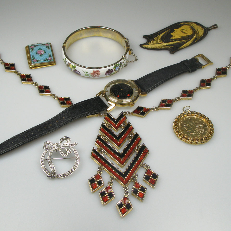 Appraisal: Small Quantity Of Costume Jewellery Watches Etc