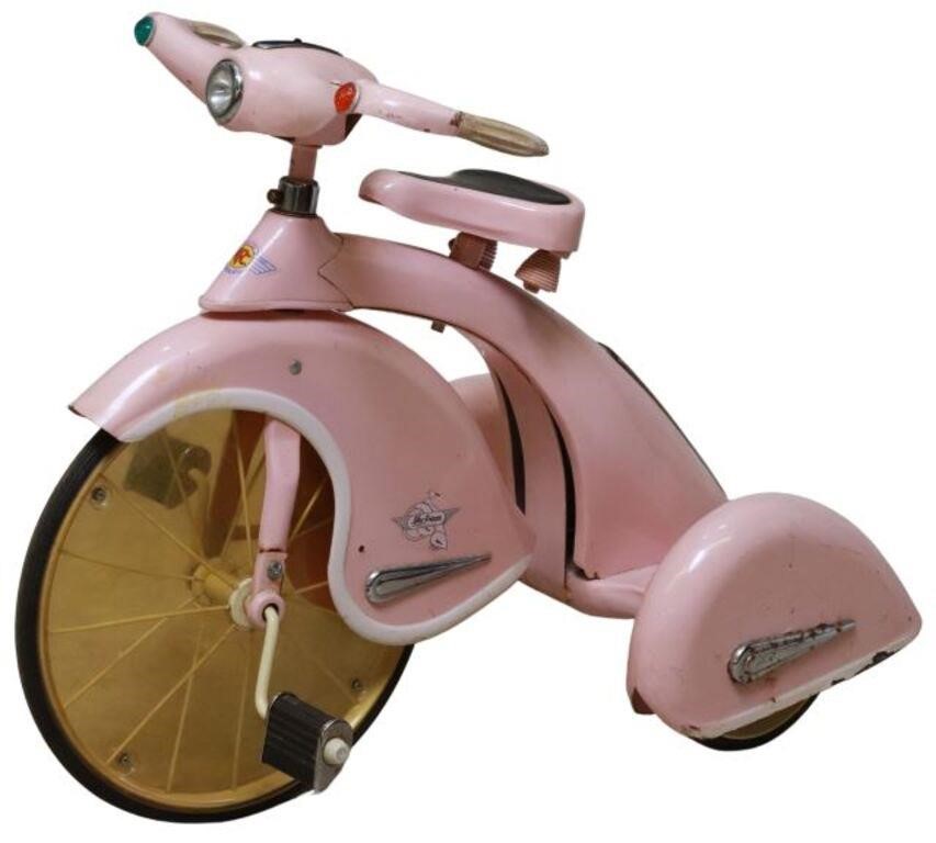 Appraisal: Sky Princess reproduction 's child's tricycle Airflow Collectibles Incorporated California