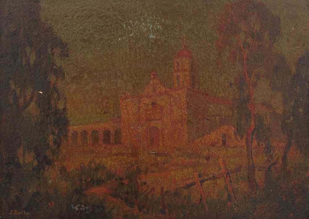 Appraisal: BARKER J American th C ''San Luis Rey Mission'' California