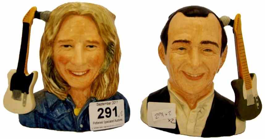 Appraisal: Royal Doulton Intermediate Sized Character Jugs Rick Parfitt D and