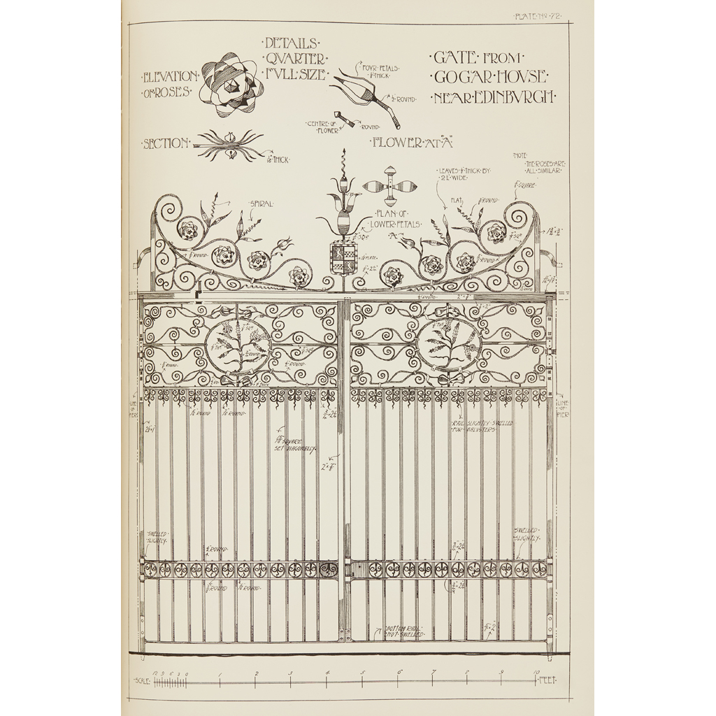 Appraisal: MURPHY BAILEY SCOTT ENGLISH AND SCOTTISH WROUGHT IRONWORK EDINBURGH G