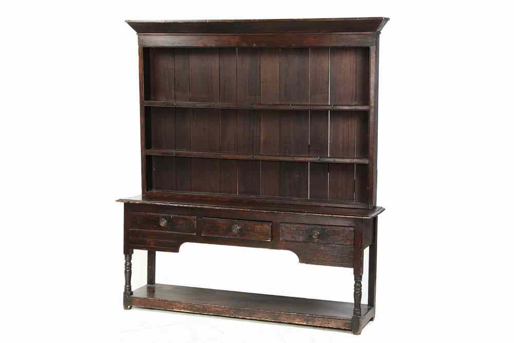 Appraisal: WELSH CUPBOARD - Late th c English Welsh Cupboard in