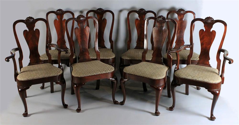 Appraisal: SET OF SIX RICHMOND HILL COLLECTION BY KITTINGER MAHOGANY QUEEN