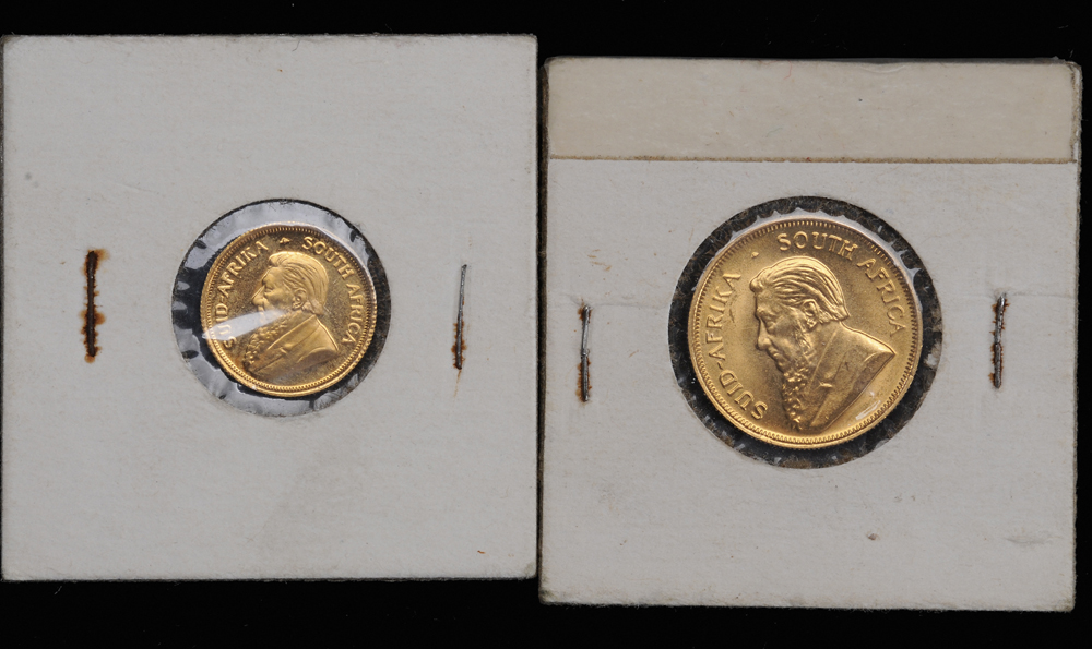 Appraisal: Two South African Gold Coins both BU Krugerrand and Krugerrand