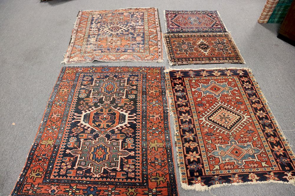 Appraisal: Antique And Finely Hand Woven Area Carpets Dimensions x x