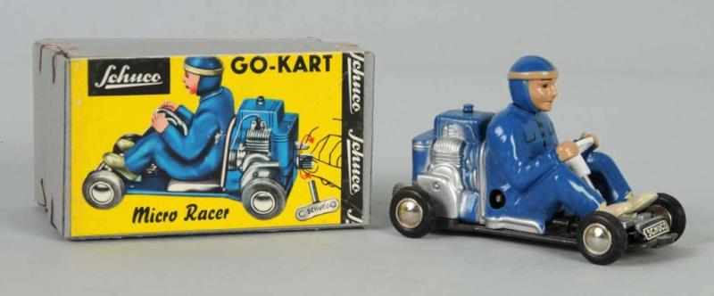 Appraisal: Schuco Go-Cart Wind-Up Toy Description German Working Marked Micro Racer