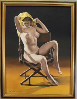 Appraisal: Ron Van Gilder born Seated Nude Woman Ron Van Gilder