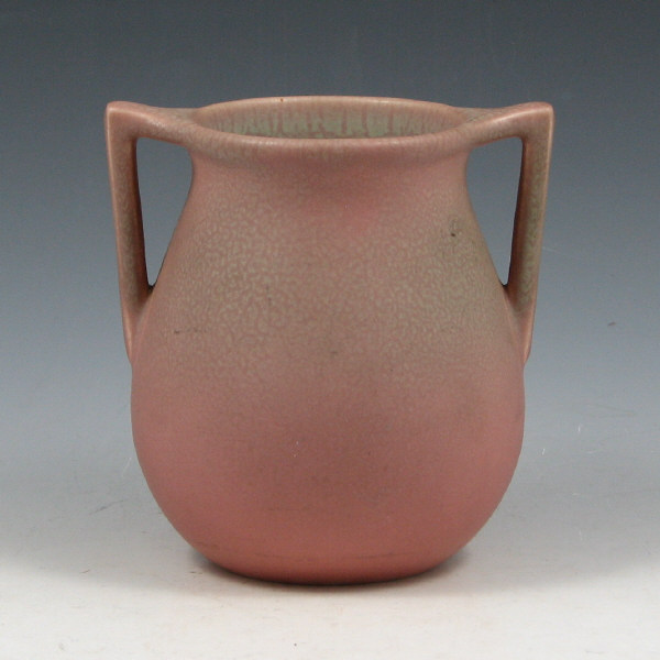 Appraisal: Rookwood Arts Crafts vase in matte green over pink with