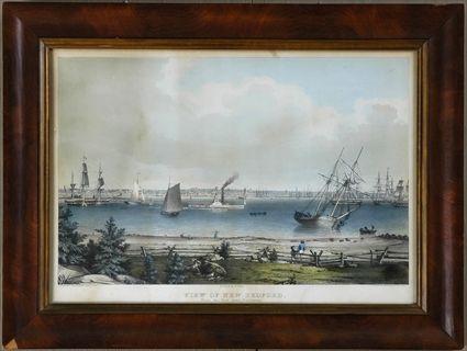 Appraisal: LANE FITZHUGH HENRY VIEW OF NEW BEDFORD - FROM THE