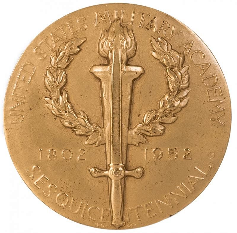 Appraisal: West Point Sesquicentennial Medal West Point Sesquicentennial Medal Laura Gardin