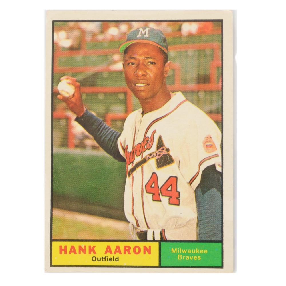 Appraisal: TOPPS HANK AARON VGEX Topps Hank Aaron VGEX Topps Hank