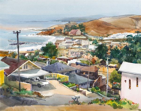 Appraisal: George Gibson American - Cayucos Complex signed 'George Gibson' lower