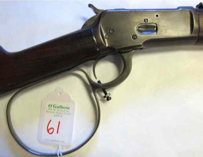 Appraisal: WINCHESTER MODEL LEVER ACTION SADDLE RING CARBINE WCF caliber ''