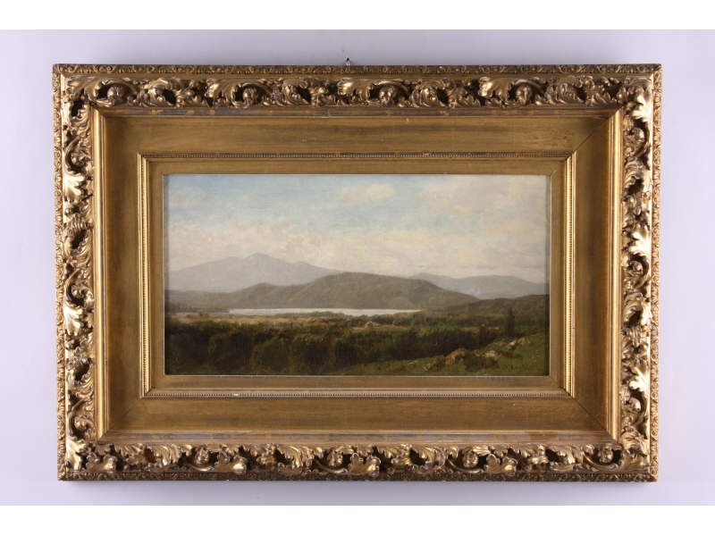 Appraisal: John Bunyan Bristol NY - Valley View oil on canvas