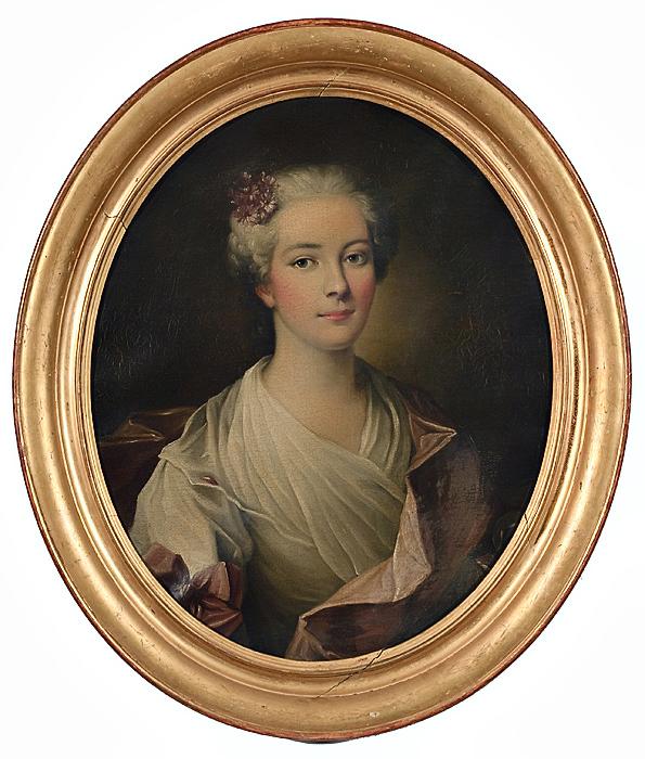 Appraisal: TH CENTURY BRITISH PORTRAIT OF A WOMAN oil on canvas