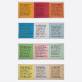 Appraisal: Jenny Holzer b Inflammatory Essays Twelve offset lithographs Unsigned H