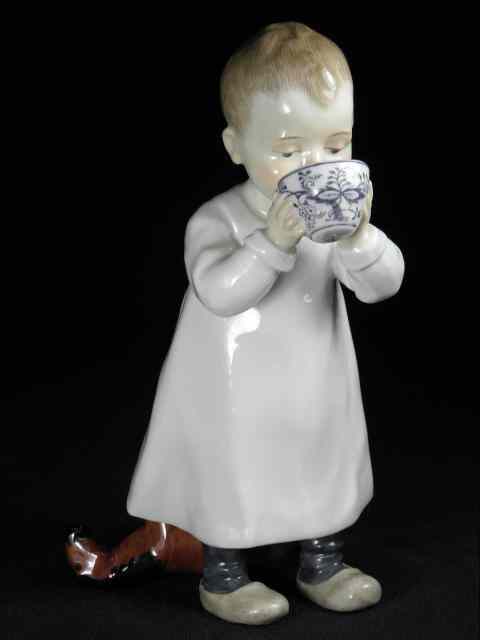 Appraisal: Konrad Hentschel for Meissen porcelain figurine titled ''Child with Blue