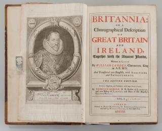 Appraisal: Britannia Vol I II Camden Camden William Revised by Edmund