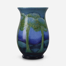 Appraisal: Moorcroft Pottery Fine Moonlit Blue vase c glazed earthenware h