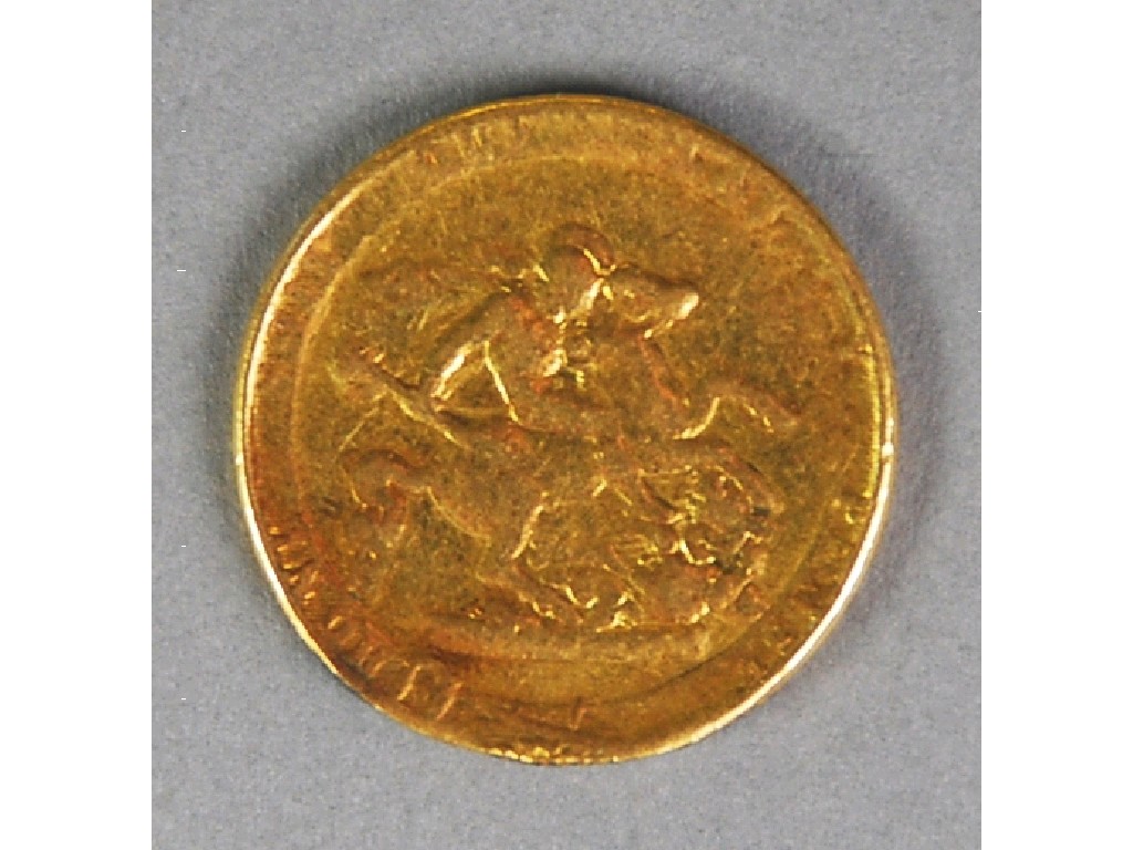 Appraisal: GEORGE III GOLD SOVEREIGN