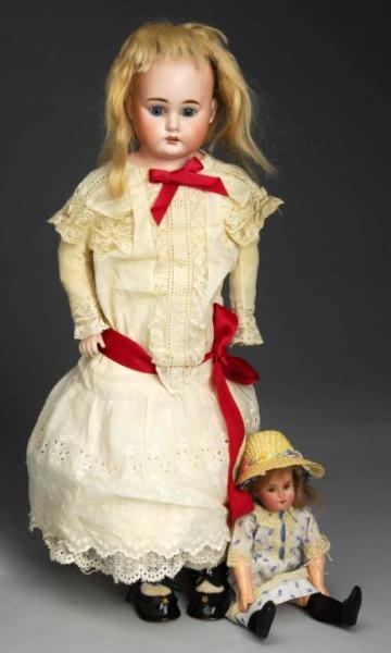 Appraisal: Lot of Bisque Dolls Description Germany Ca Bisque shoulder head