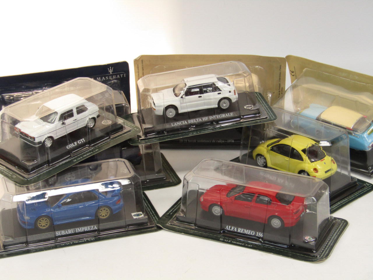 Appraisal: Various die cast vehicles scale model sets to include Golf