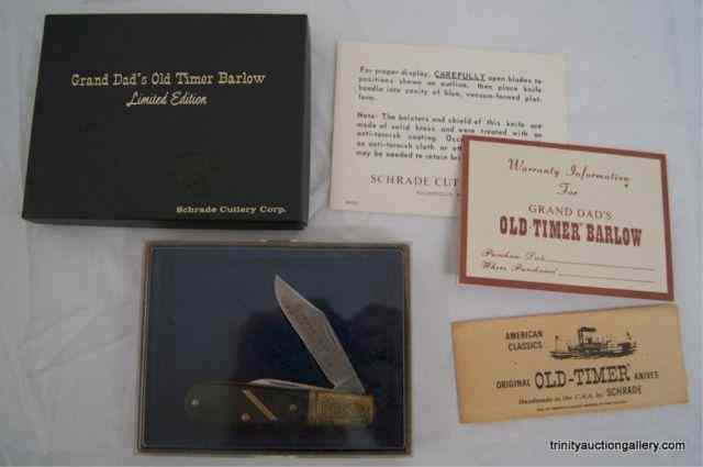 Appraisal: 's Schrade Grand Dad's Old Timer Barlow KnifeFrom a Schrade