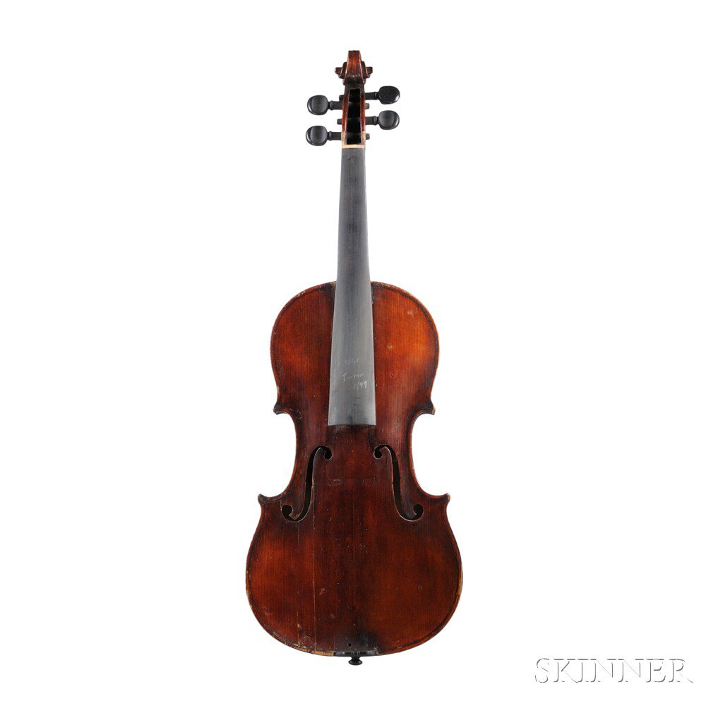 Appraisal: French Violin F G Torino Mirecourt bearing the maker's stamp