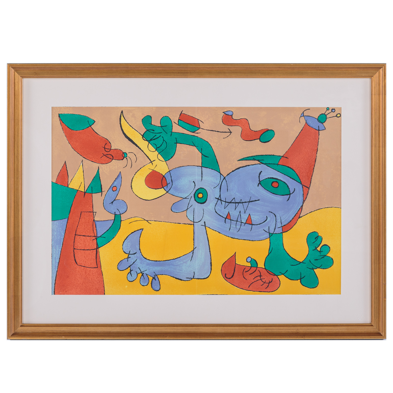 Appraisal: JOAN MIRO UNTITLED FROM THE UBI ROI SUITE COLOR LITHOGRAPH