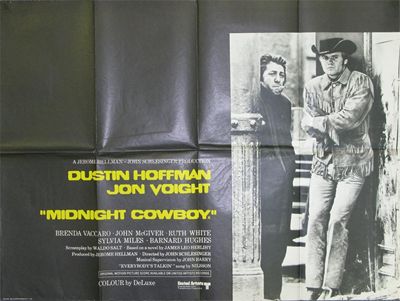 Appraisal: Midnight Cowboy' a British Quad film poster printed by Leonard